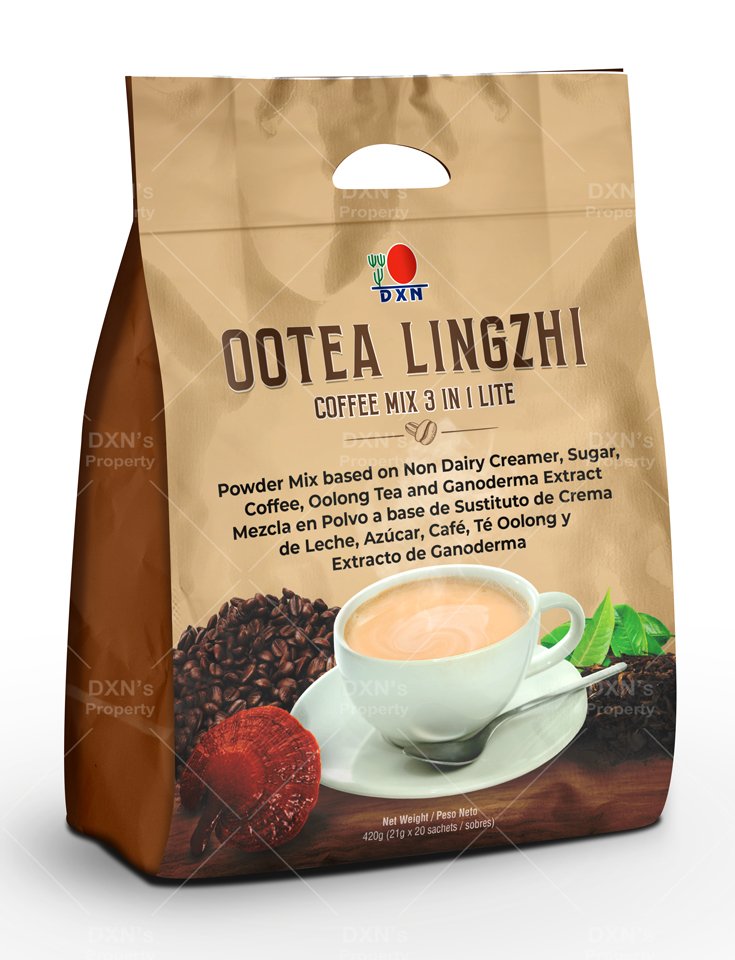 DXN Ootea Lingzhi Coffee Mix 3 in 1 Lite